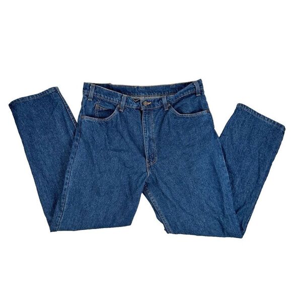 Vintage Levi’s 540 Mens 36x30 Blue Jeans 1980s Made In USA Leather Tab - Picture 3 of 8